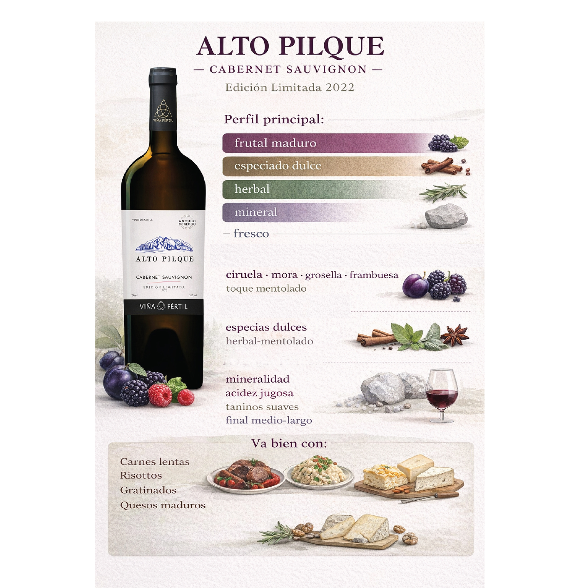 Cabernet Sauvignon 2022 - Imagen 2